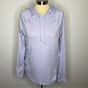 Layer 8 Lavender Hooded Long Sleeve Top